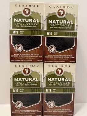 Clairol Natural Instincts for Men M19 Black - Hair Color Kit